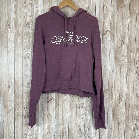Vans Scripted OTW Cropped Hoodie Size XL Women - Picture 1 of 9